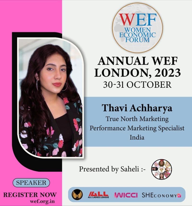Women Economic Forum Speaker & Award Winner